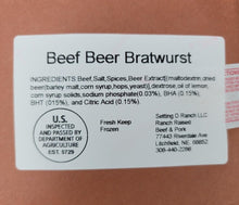 Load image into Gallery viewer, Beef Beer Bratwurst